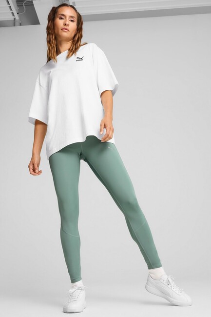 Kadın Evostripe Tayt 685052-30 Yeşil (1)