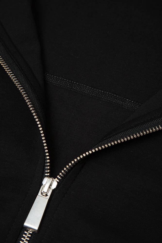 Kadın Fermuarlı Basic Sweat 1S10569-900 Siyah 