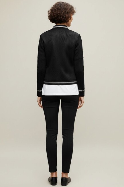 Kadın Fermuarlı Ceket 19090456 Siyah (3)