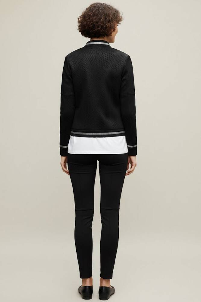Kadın Fermuarlı Ceket 19090456 Siyah 