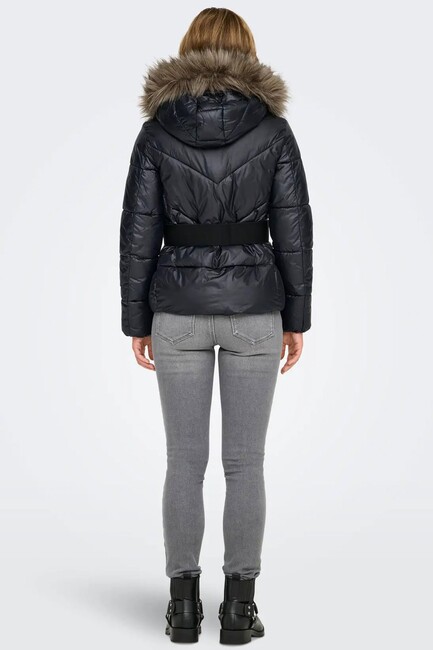 Kadın Fever Puffer Ceket 15322003 Siyah - Thumbnail
