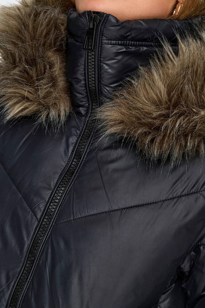 Kadın Fever Puffer Ceket 15322003 Siyah 