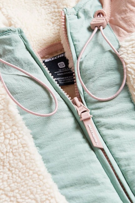 Kadın Fleece Full Zıp Ceket S232311-0273 Pembe (2)