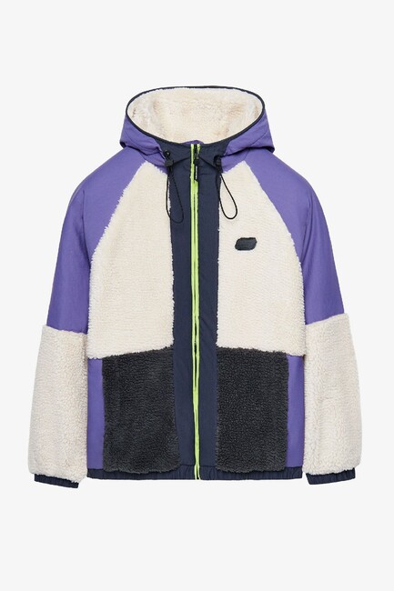 Kadın Fleece Full Zıp Ceket S232311-4198 Mor (1)