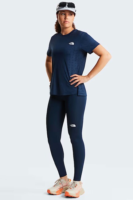 Kadın Flex Geo Embossed Tişört NF0A8G8C8K21 Lacivert (2)