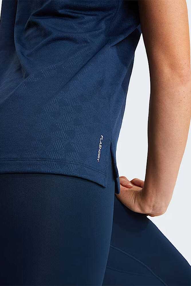 Kadın Flex Geo Embossed Tişört NF0A8G8C8K21 Lacivert 