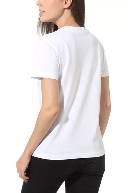 Kadın Flying V Crew Tişört VN0A3UP4WHT1 Beyaz (3)