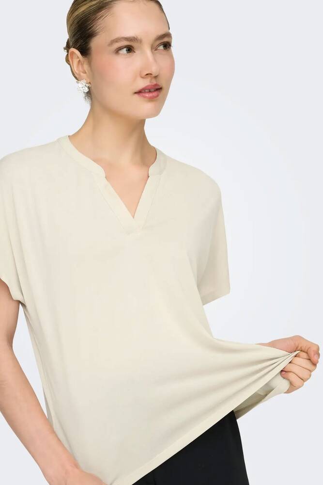 Kadın Free Bluz 15368562 Ekru 