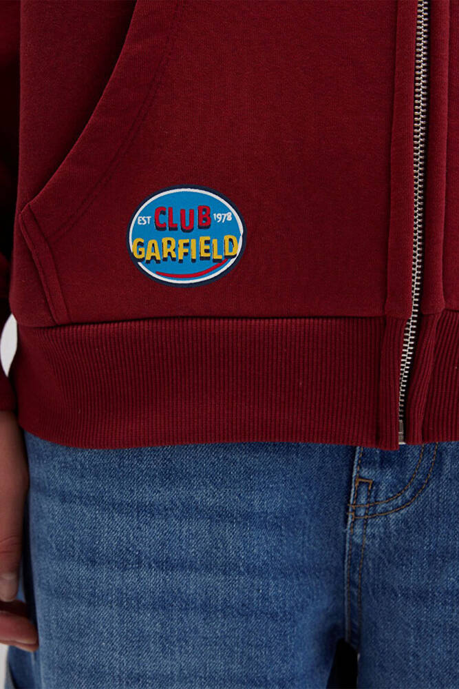 Kadın Garfıeld Baskılı Sweat 1S10469-85493 Bordo 