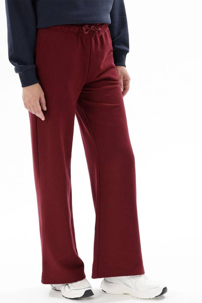 Kadın Geniş Paça Eşofman Alt 25K0418K1 Bordo 