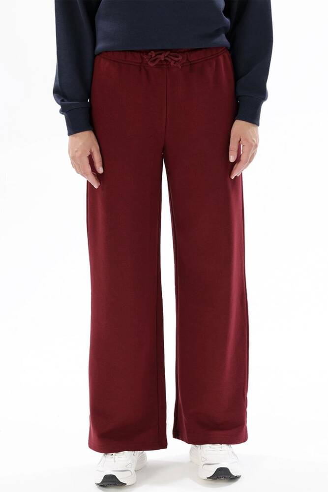 Kadın Geniş Paça Eşofman Alt 25K0418K1 Bordo 