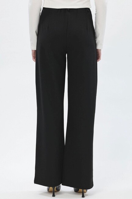 Kadın Geniş Paça Klasik Pantolon 25K0101K1 Siyah (3)