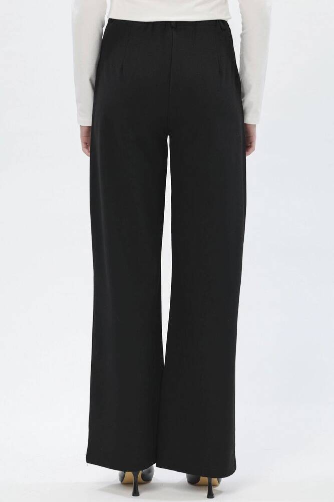 Kadın Geniş Paça Klasik Pantolon 25K0101K1 Siyah 