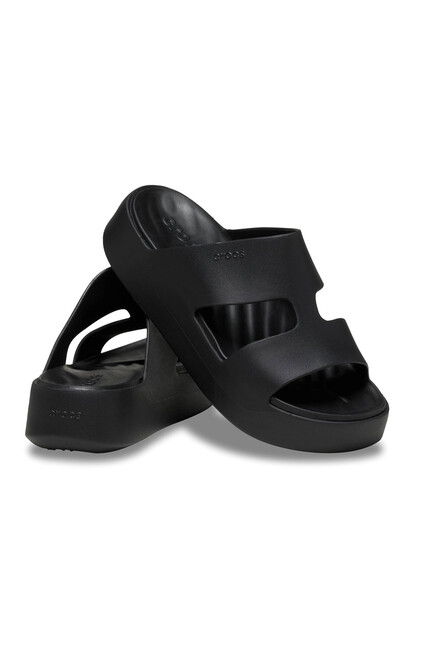 Kadın Getaway Platform H-Strap Terlik 209409_001 Siyah (2)