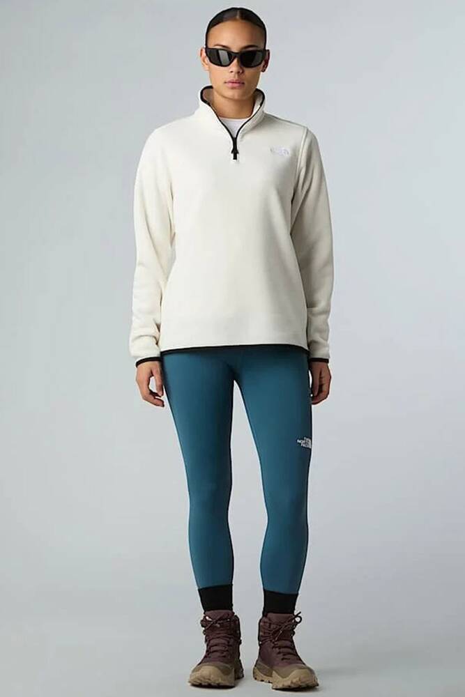 Kadın Glacier Fleece 1/4 Ceket NF0A8D2JQLI1 Beyaz 