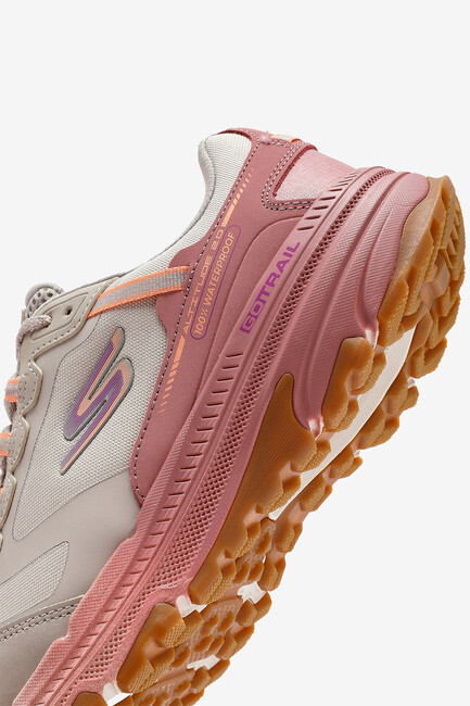 Kadın Go Run Trail Altitude 2.0 Ayakkabı 129526 NTPK Ekru - Thumbnail