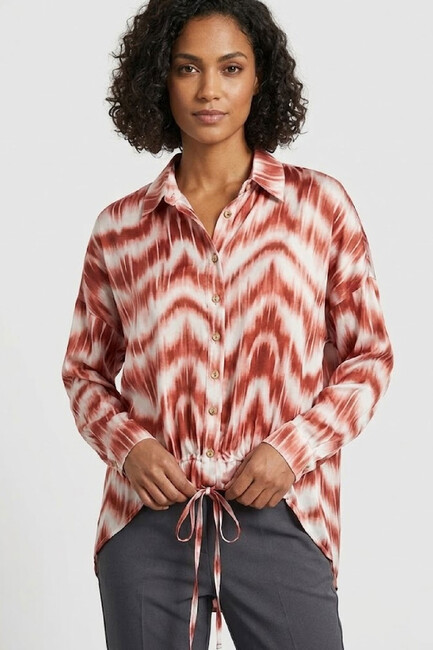 Kadın Gömlek 19050820 Turuncu - Thumbnail