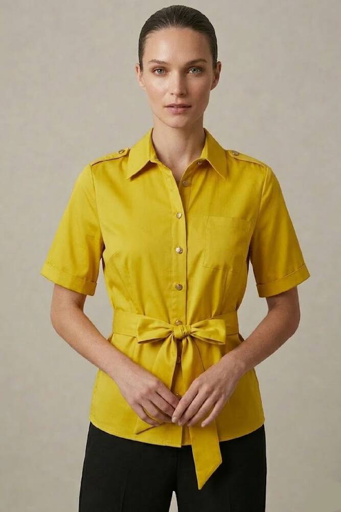 Kadın Gömlek 19050903 Sarı 