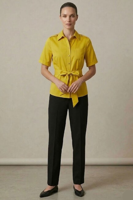 Kadın Gömlek 19050903 Sarı (2)