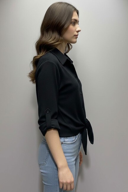 Kadın Gömlek 19050957 Siyah (3)