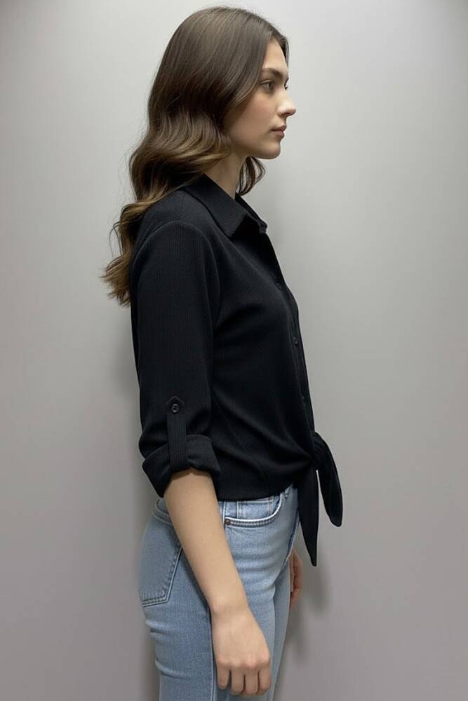 Kadın Gömlek 19050957 Siyah 