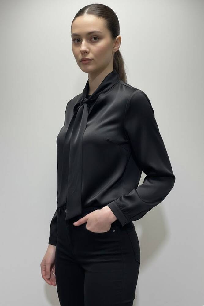 Kadın Gömlek 19050958 Siyah 