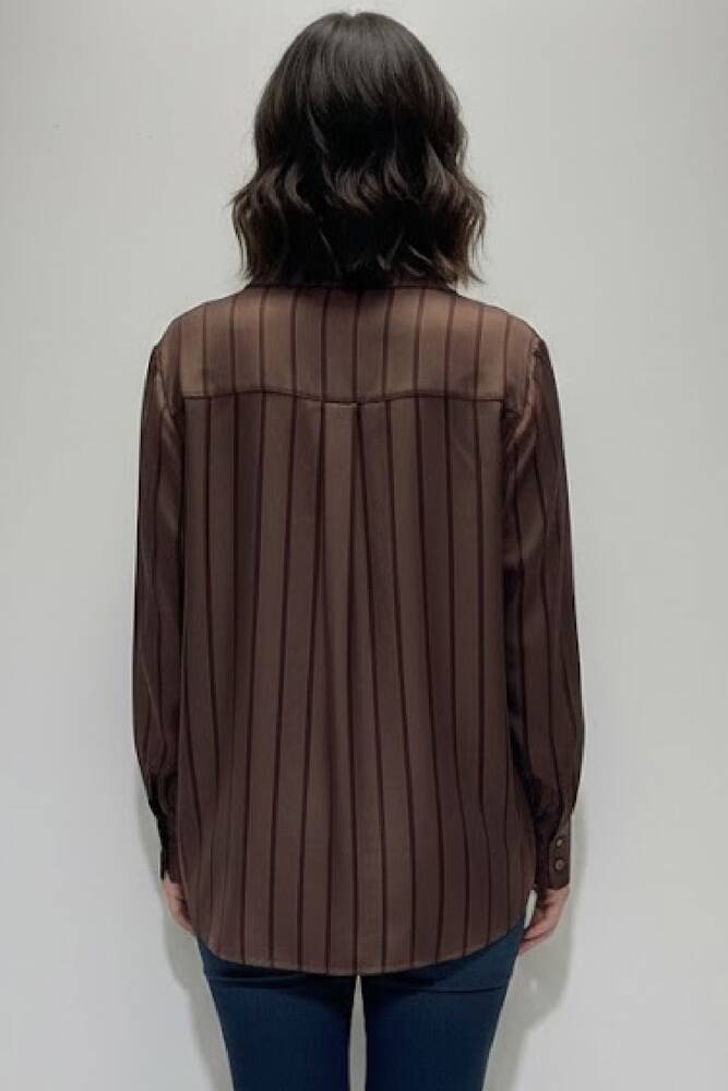 Kadın Gömlek 19050970 Kahve 