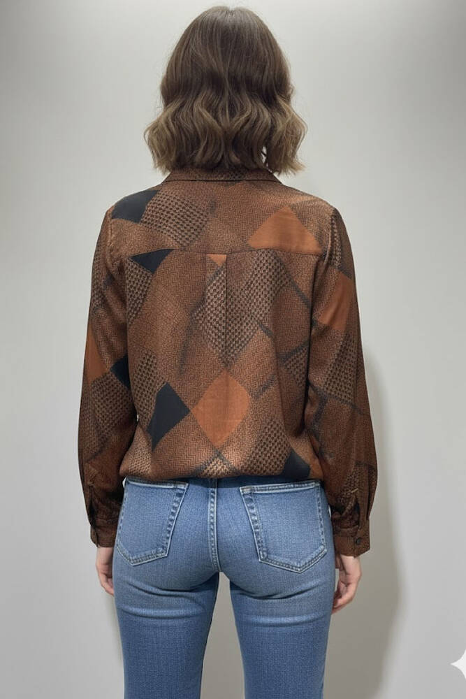 Kadın Gömlek 19050985 Camel 