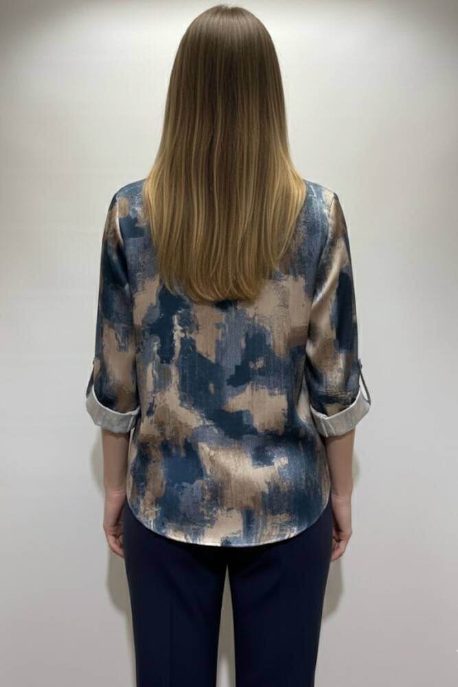 Kadın Gömlek 19050985 Vizon 