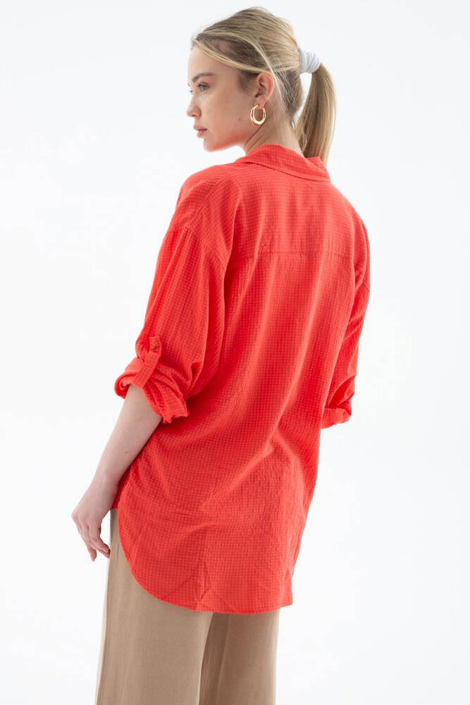 Kadın Gömlek 25Y0051K1 Turuncu 