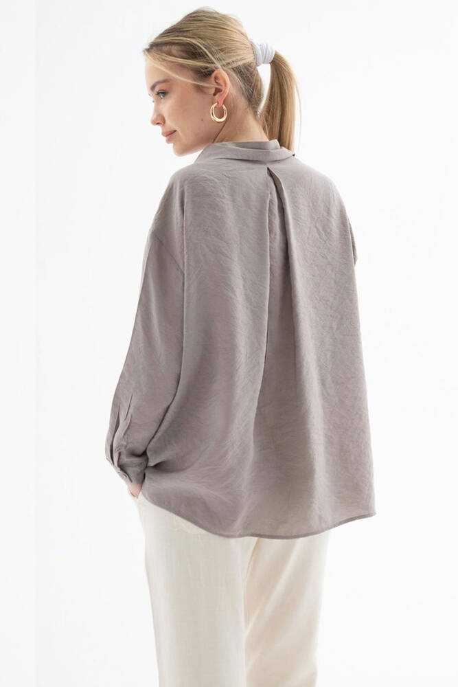 Kadın Gömlek 25Y0571K1 Vizon 