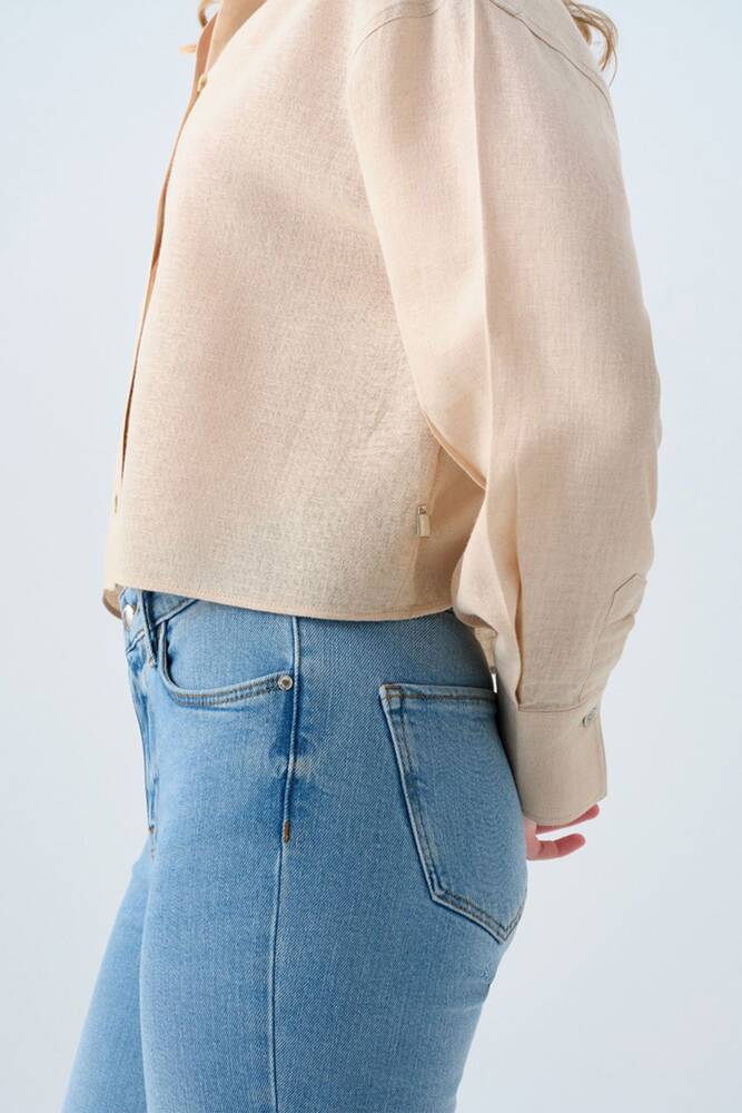 Kadın Gömlek LF2038401 Bej 