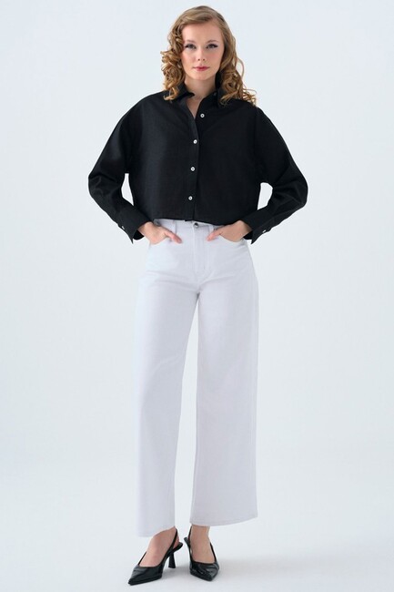 Kadın Gömlek LF2038401 Siyah (2)