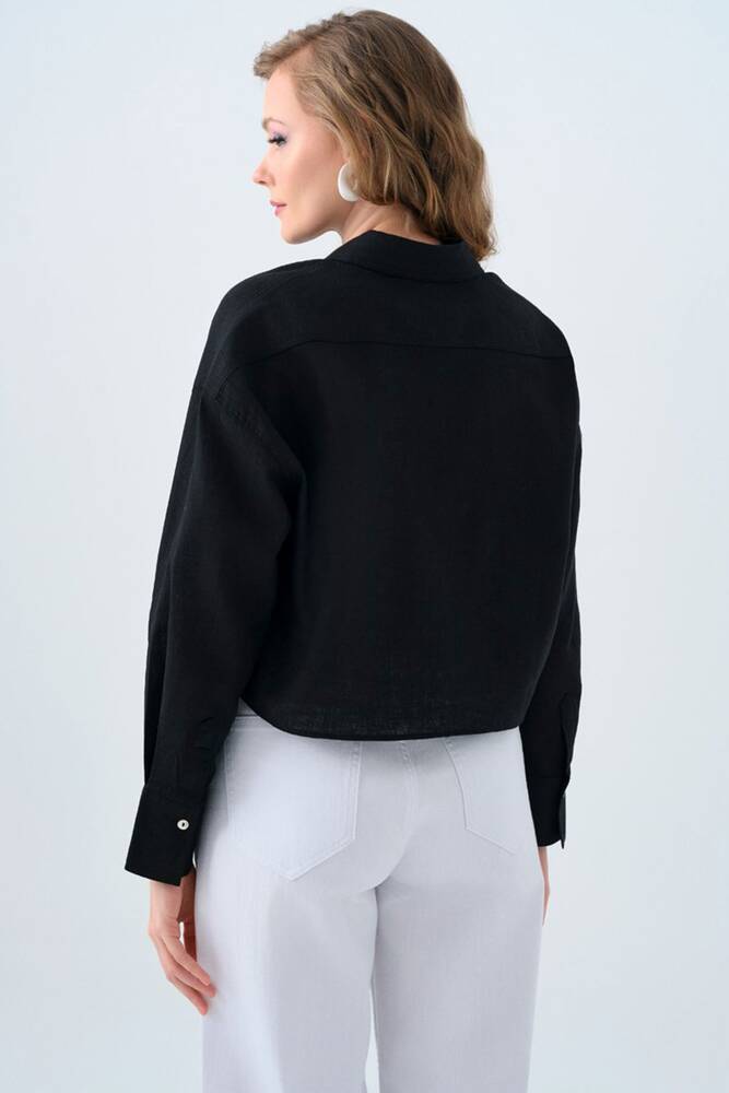 Kadın Gömlek LF2038401 Siyah 