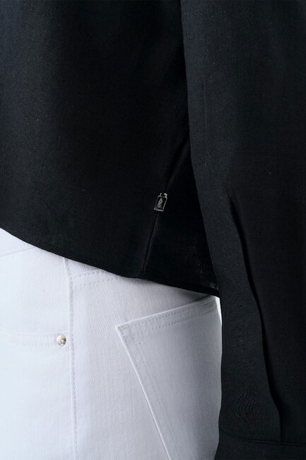 Kadın Gömlek LF2038401 Siyah - Thumbnail