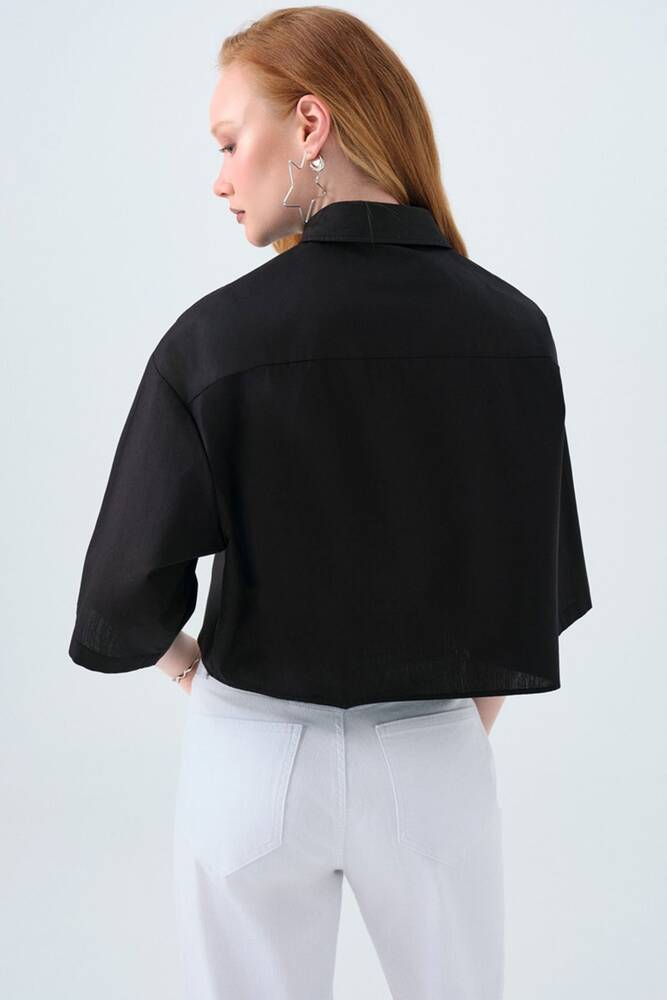 Kadın Gömlek LF2039086 Siyah 