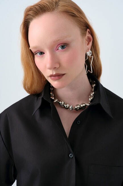 Kadın Gömlek LF2039086 Siyah (3)