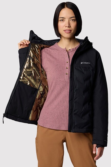 Kadın Grand Trek III Down Kaz Tüyü Mont WL3555_010 Siyah - Thumbnail