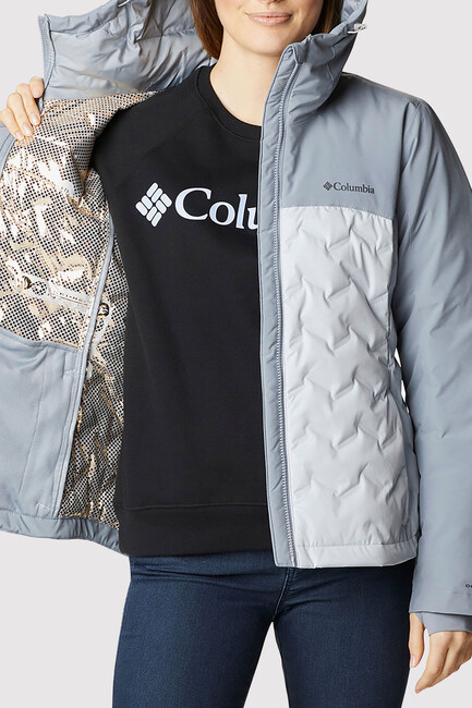 Kadın Grand Trek III Down Kaz Tüyü Mont WL3555_031 Gri - Thumbnail