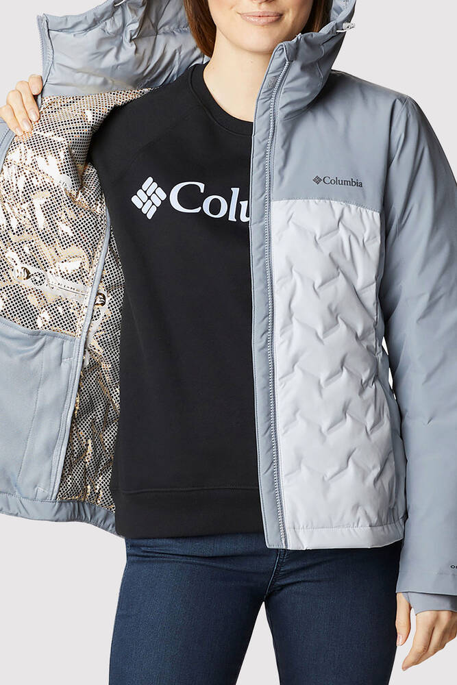 Kadın Grand Trek III Down Kaz Tüyü Mont WL3555_031 Gri 