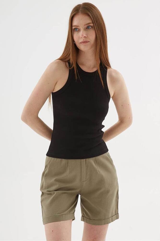 Kadın Halter Yaka Atlet 25Y0025K1 Siyah 