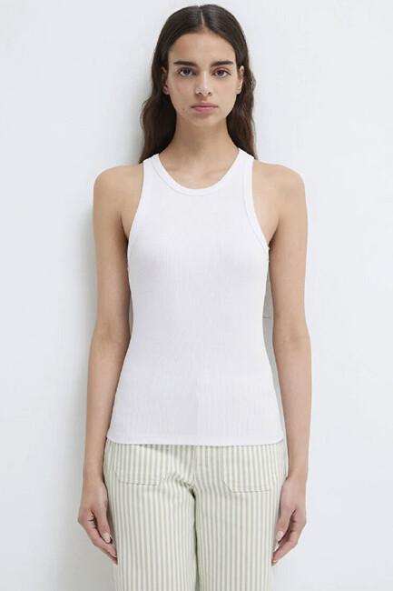 Kadın Halter Yaka Basic Atlet 1612462-620 Beyaz (3)