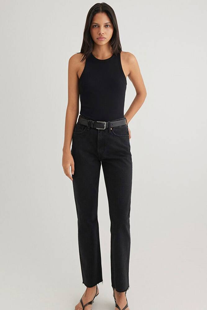 Kadın Halter Yaka Basic Atlet 1612462-900 Siyah 