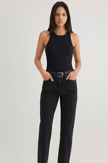 Kadın Halter Yaka Basic Atlet 1612462-900 Siyah (2)