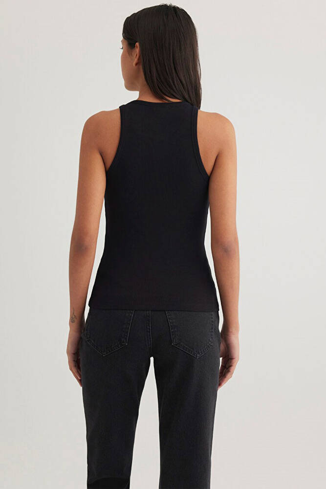 Kadın Halter Yaka Basic Atlet 1612462-900 Siyah 