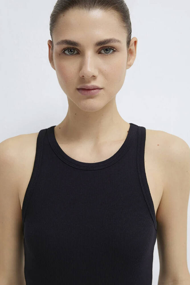 Kadın Halter Yaka Basic Atlet 1612462-900 Siyah 