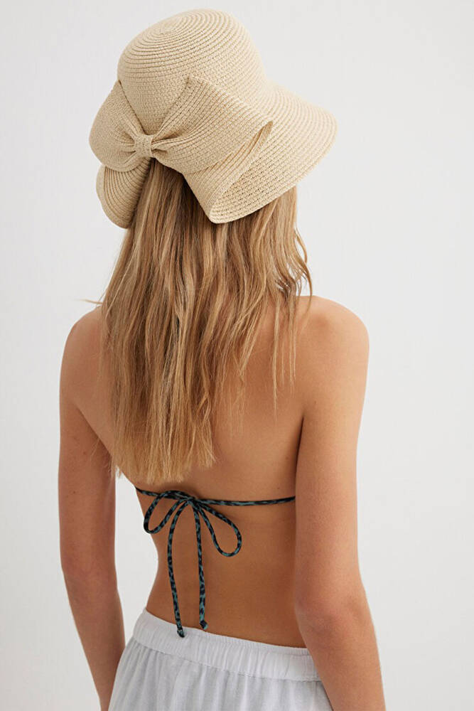 Kadın Hasır Şapka 1912986-80795 Bej 