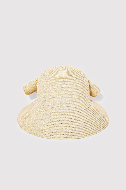 Kadın Hasır Şapka 1912986-80795 Bej (3)