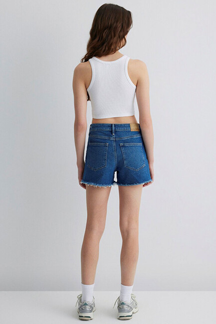 Kadın Heıdı 90's Denim Şort 1410057-88757 Mavi - Thumbnail