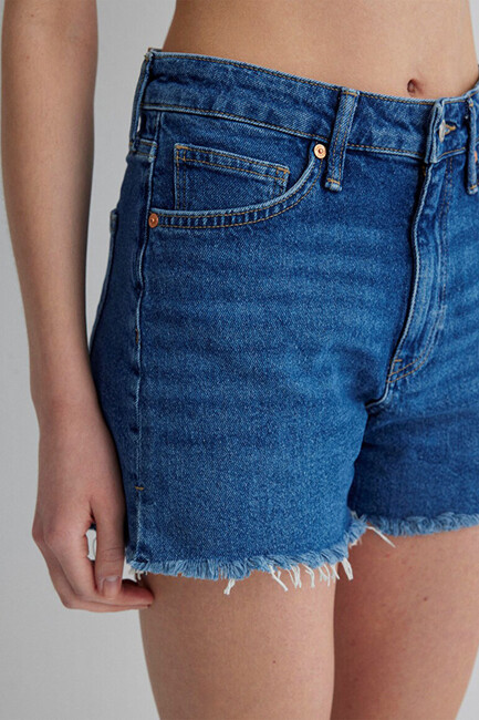 Kadın Heıdı 90's Denim Şort 1410057-88757 Mavi - Thumbnail